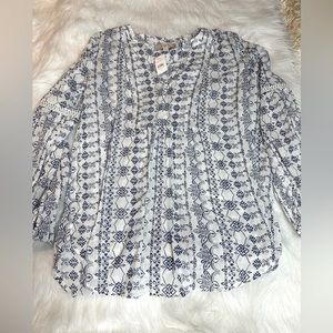 NWT! LOFT Boho Blouse - Women’s Small